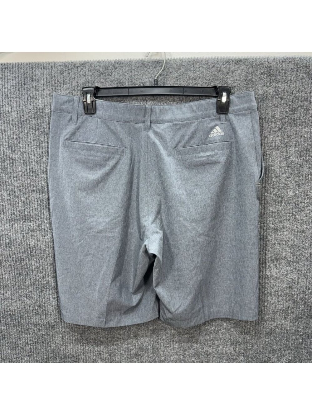 Adidas Ultimate365 Shorts Mens 36 Gray Blue Golf Stretch Performance 10” Inseam - Picture 2 of 8